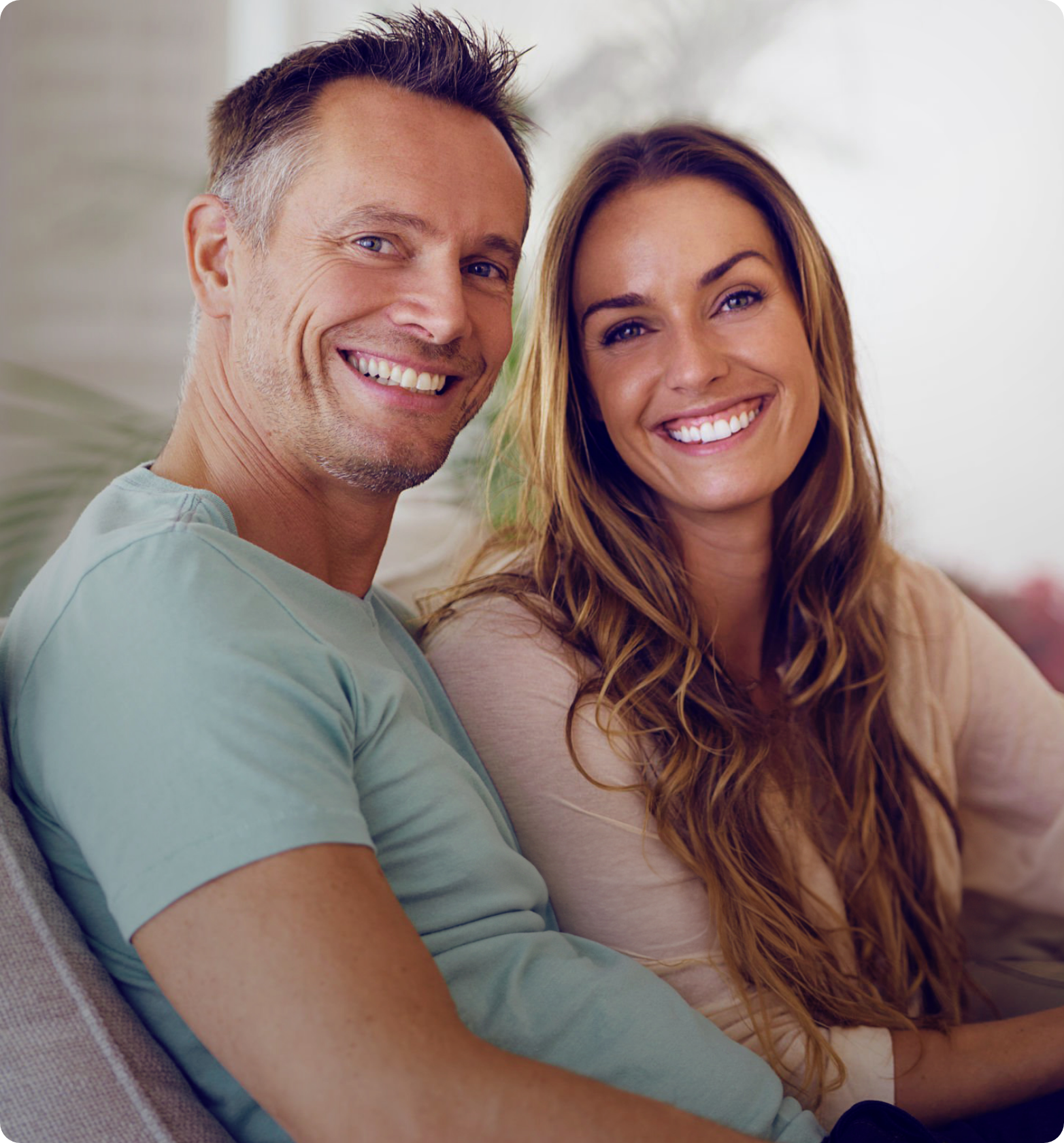 smiling couple