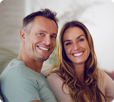 smiling couple